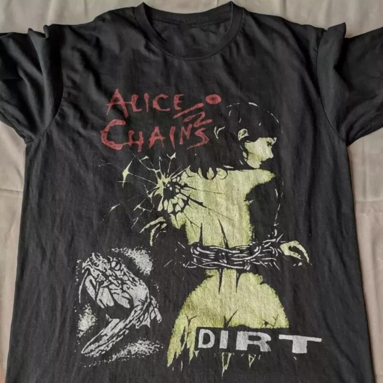 Alice In Chains Dirt Album Tour Cotton T Shirt Reprint